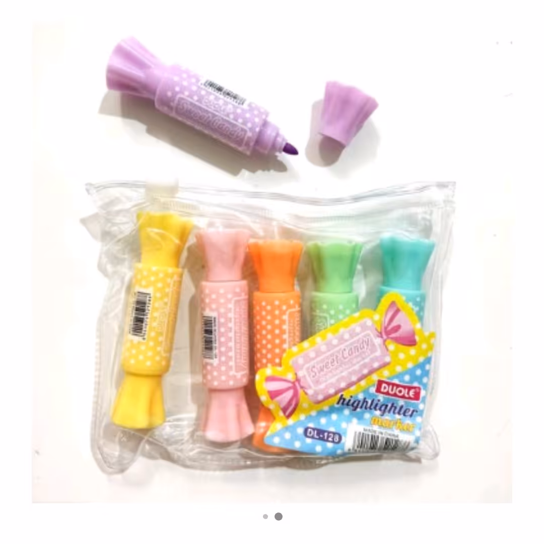 هایلایتر    مدل شکلاتی دو طرف قابل استفاده 