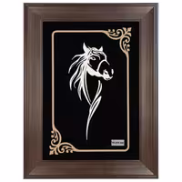 تابلو نقره آکسو مدل اسب کد L25