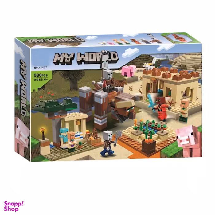 ساختنی مدل ماینکرافت کد 11477