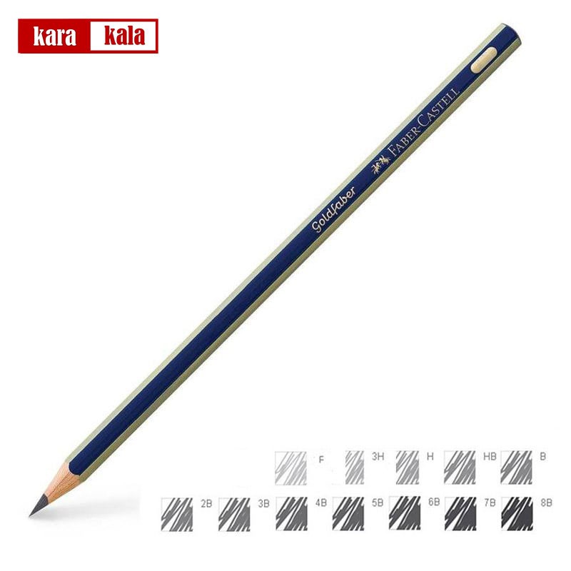 مداد طراحی فابرکاستل(B2B4B6B)(HH2HBH4)تک عددی