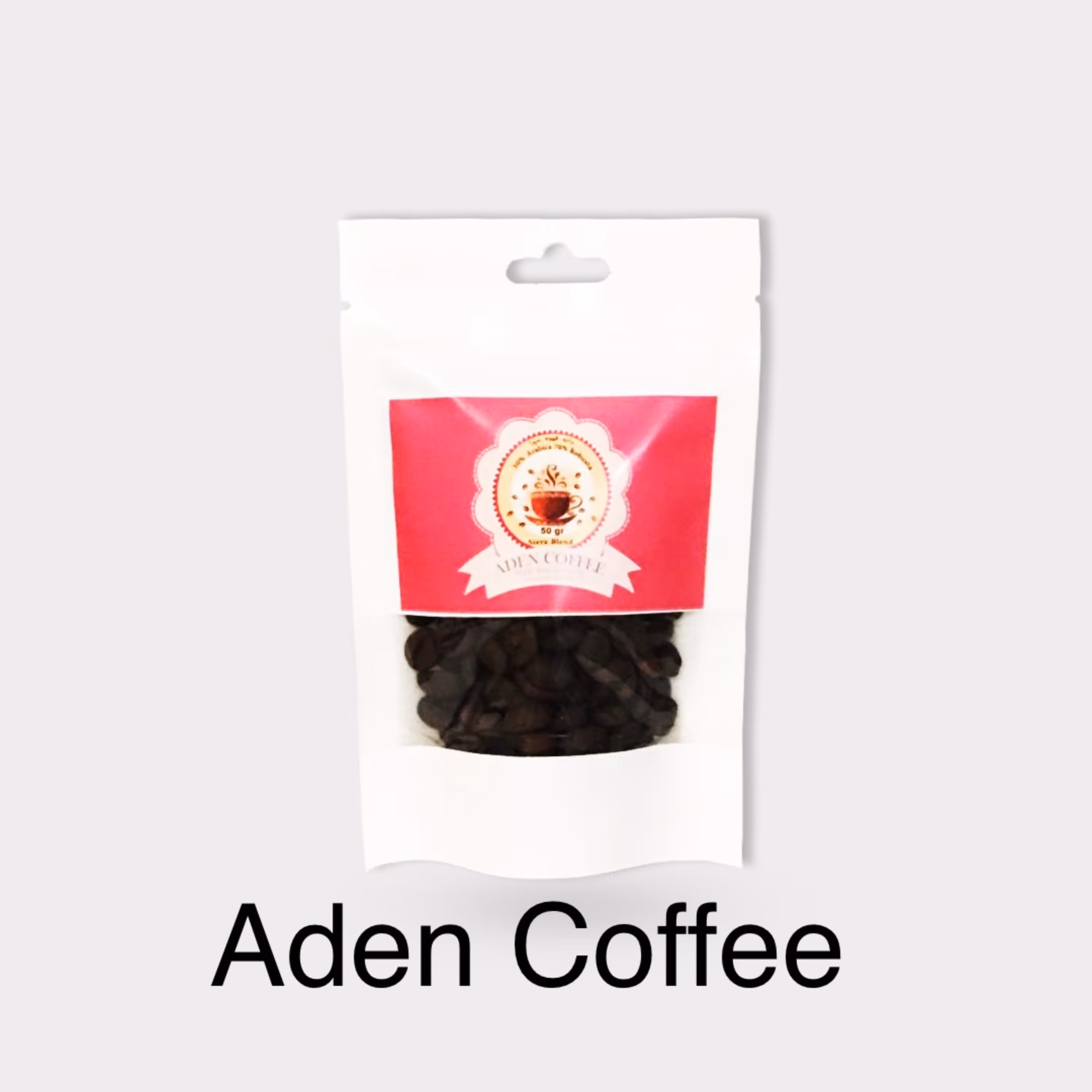 دانه قهوه ترکیبی سیِرا 30درصدعربیکا 70درصد روبستا (50گرمی)