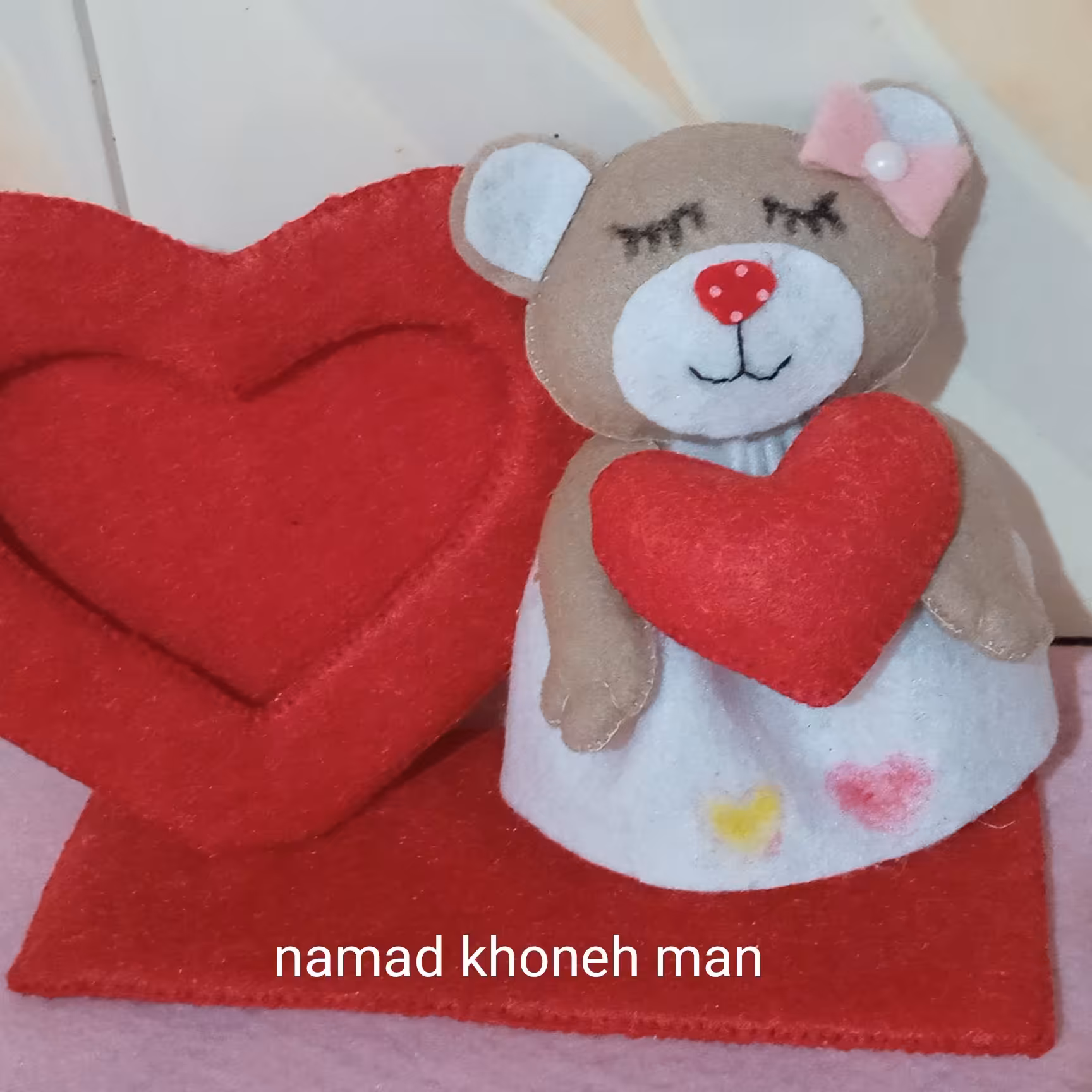 استند قاب عکس خرس ولنتاین