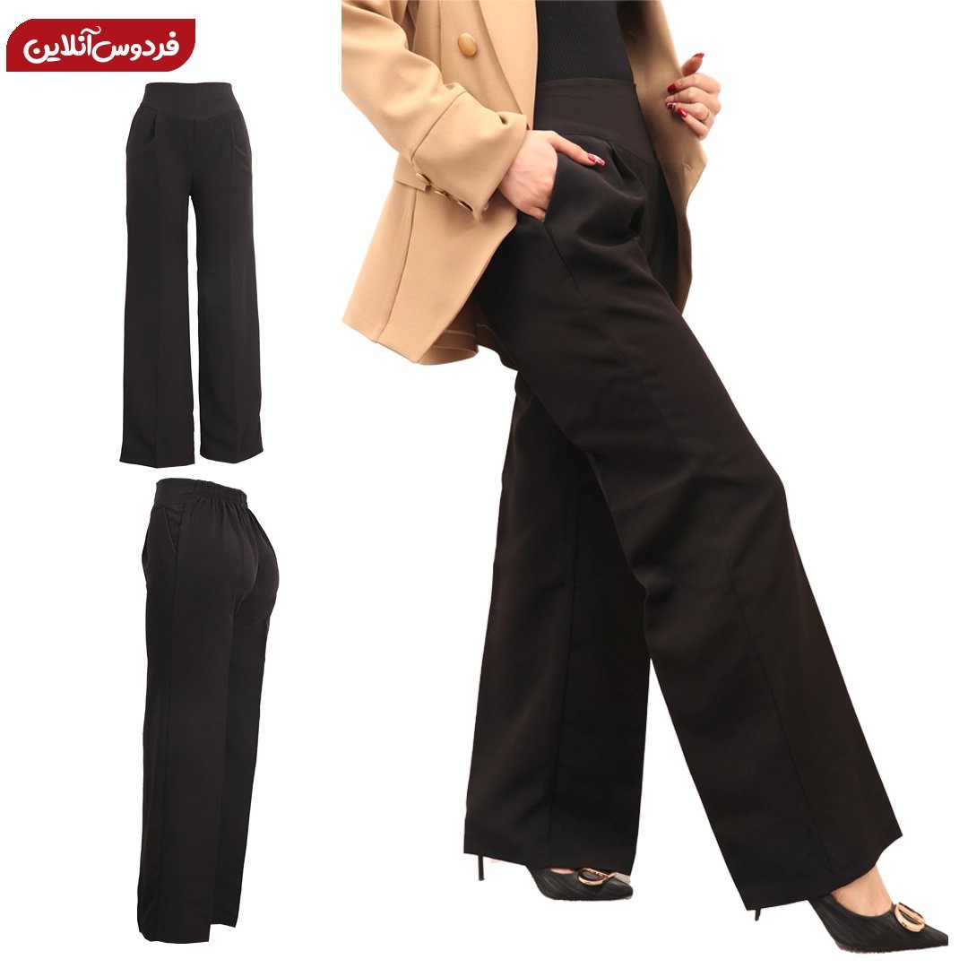 شلوار مدل بگ پارچه ای دبل مازراتی مدل 43 