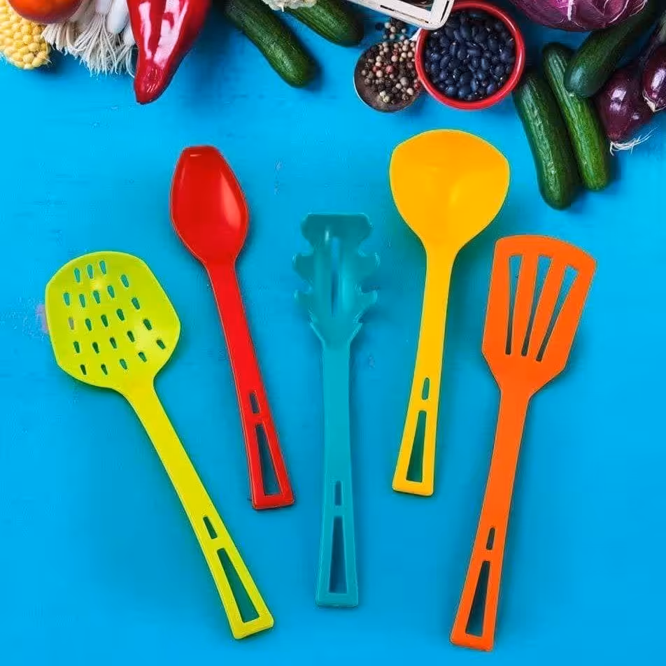 ست کفگیر و ملاقه رنگی 