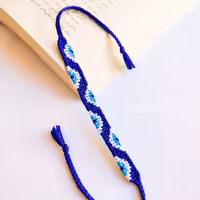 دستبند چشم نظر  دستبافت- اکسسوری مهری