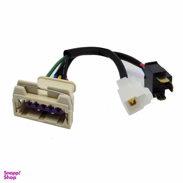 سوکت تبدیل چراغ جلو آریکو کد 1420 مناسب برای پراید 131 بسته 10 عددی