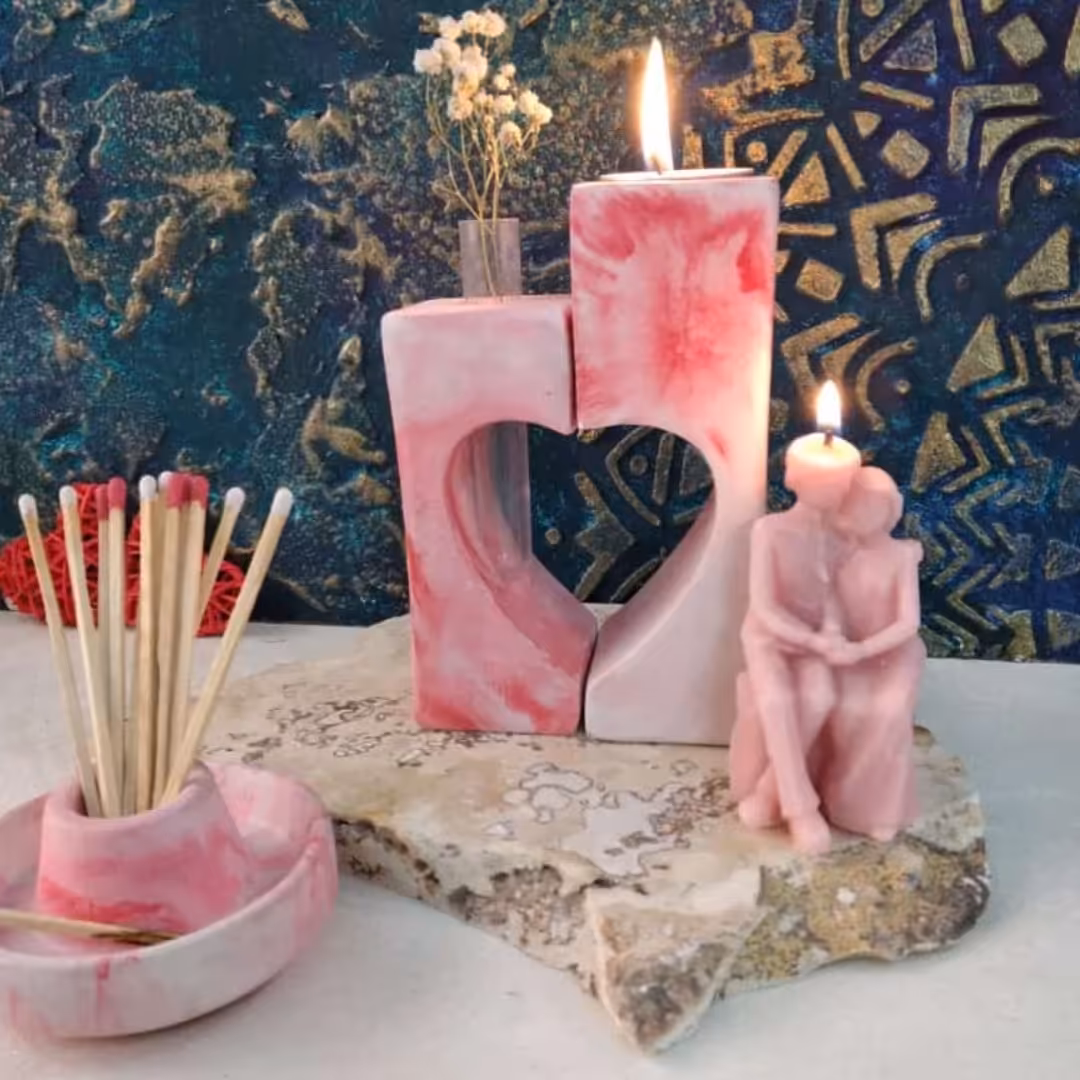 شمع و حاشمعی و جاکبریتی سنگی