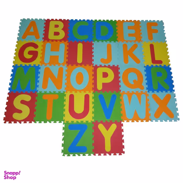 کفپوش تاتامی مدل حروف لاتین بسته 26 عددی