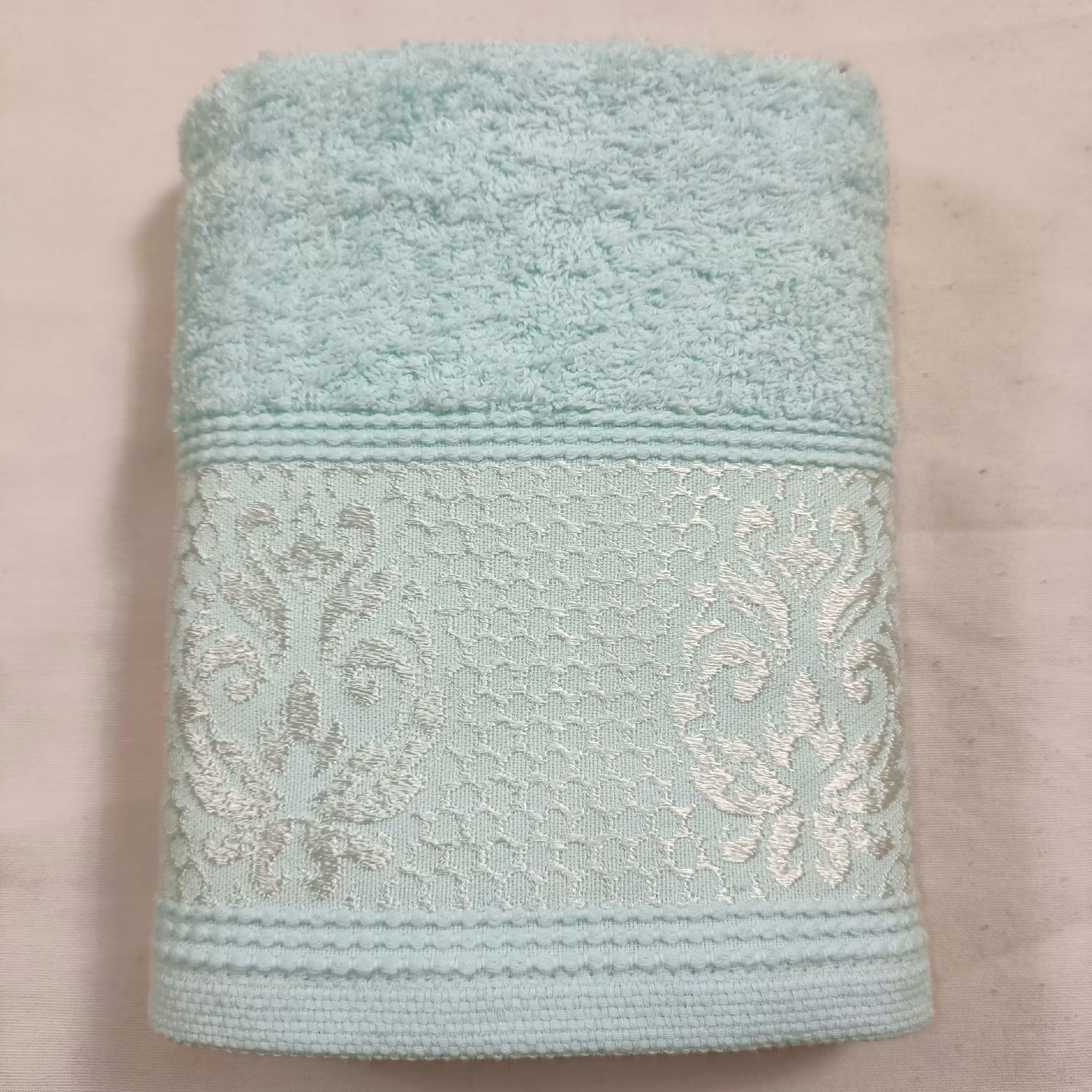 حوله دستی بهباف آذر مدل سیلک سایز 40 در 78 سانتیمتر کد 08