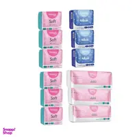 نوار بهداشتی پنبه ریز مدل Sh3-M3-S6 مجموعه 12 عددی