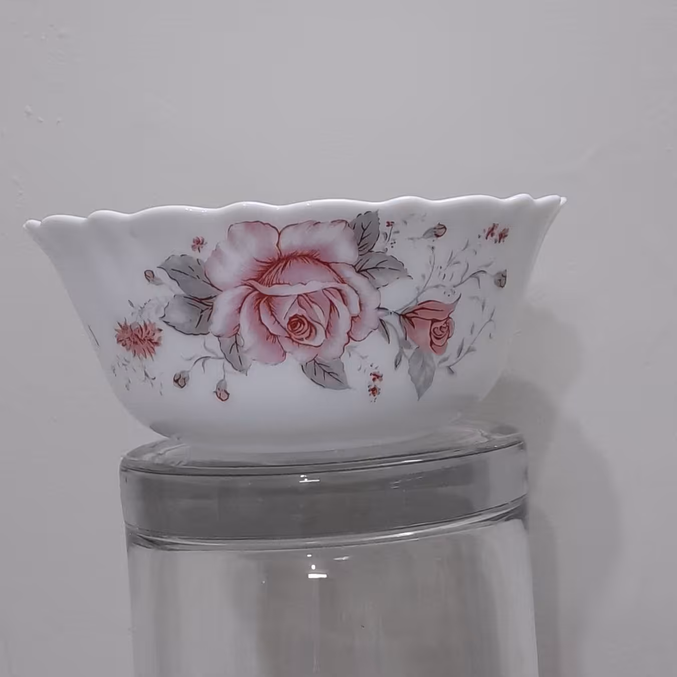کاسه ابگوشت خوری ارکوپال بسته 6عددی طرح گلوریا صورتی 