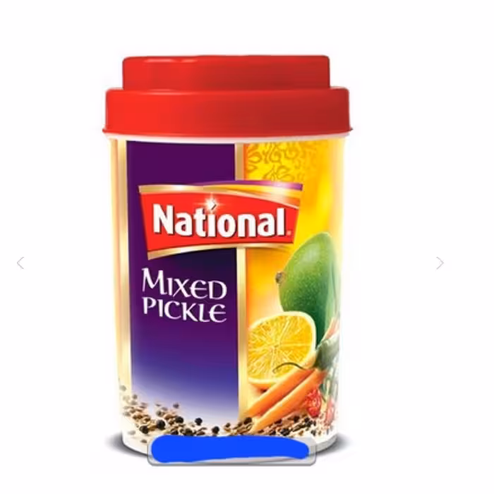 ترشی انبه مخلوط نشنال حجم 1 کیلوگرم