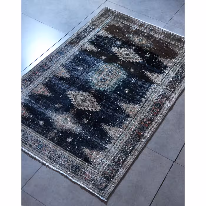 فرش دستبافت دو نیم متری امیرخیز مدل وینتیج کد 60867