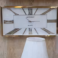 ساعت دیواری فلزی خاص (مستطیل ) (طرح ویژه)