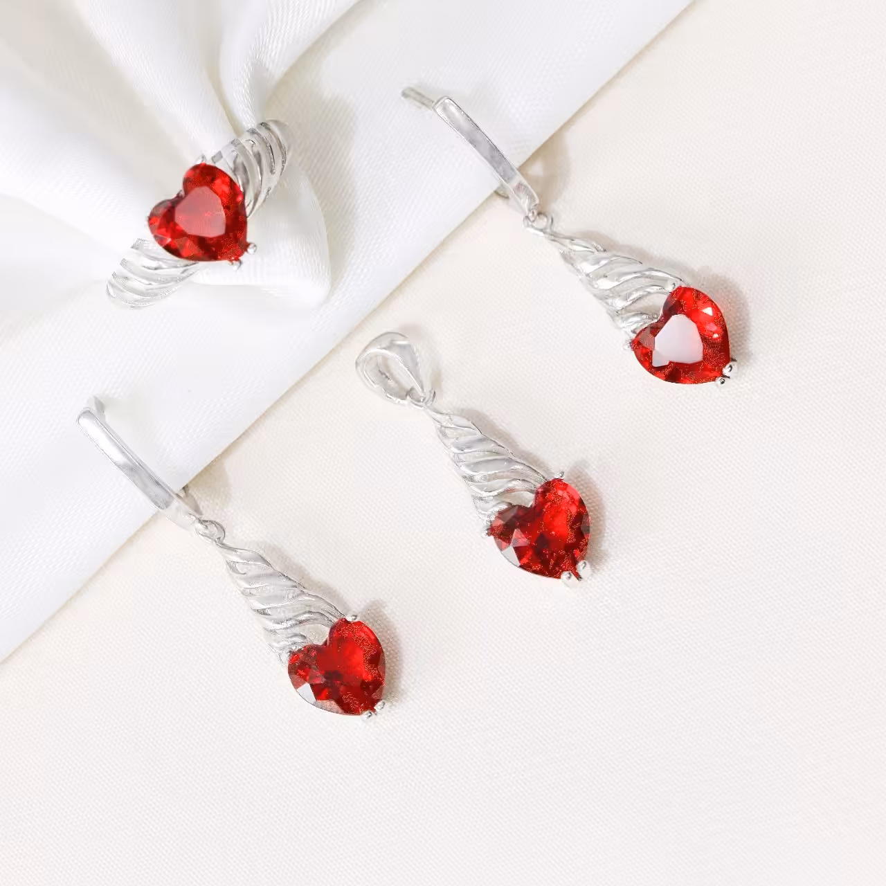 نیم ست نقره میکرو کد S-10089-8.5