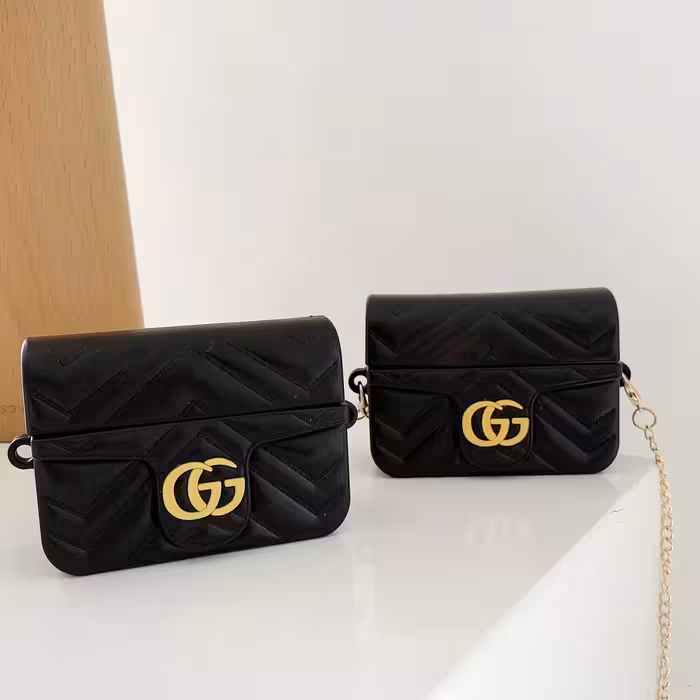 کاور ایرپاد کیف گوچی GUCCI مشکی  مناسب برای ایرپاد پرو AirPods Pro 2