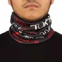 دستمال سر و گردن کوهنوردی اسکارف زمستانی خزدار YRI | قرمز/سفید