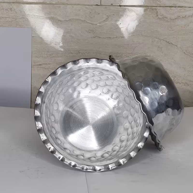 کاسه رویی لب کنگره چکشی جنس کامل رویی