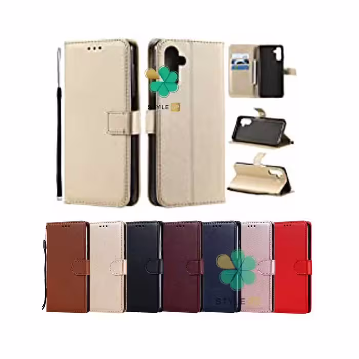کیف چرم گوشی سامسونگ Samsung A14 مدل ایمپریال قفل دار