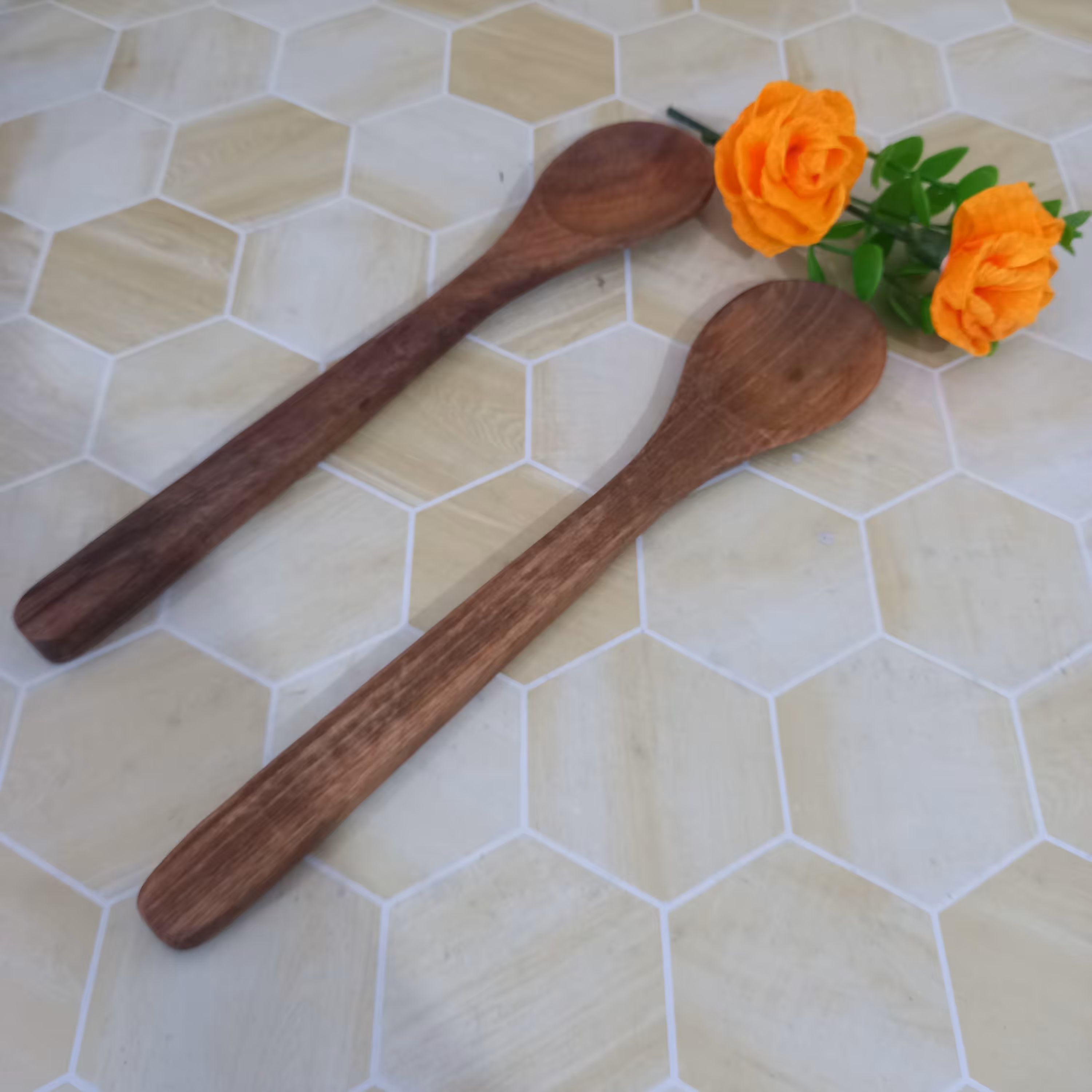 قاشق تخت چوبی 2 عددی