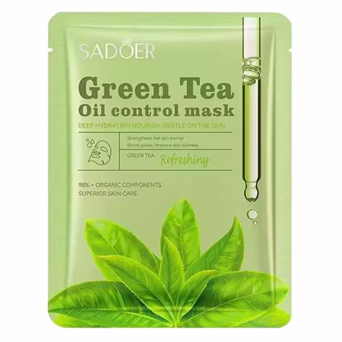 ماسک ورقه ای چای سبز  سادور (آرایشی بهداشتی افلاک)