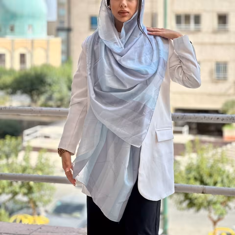 شال راه راه ترکیب چند رنگ  کیفیت عالی ri140