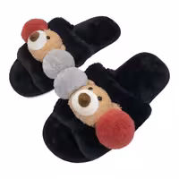 دمپایی مدل خرس پوم پوم