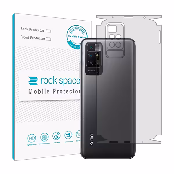 گلس محافظ پشت گوشی شیائومی Redmi Note 11 4G مدل نانو هیدروژل شفاف برند راک اسپیس کد 22485M