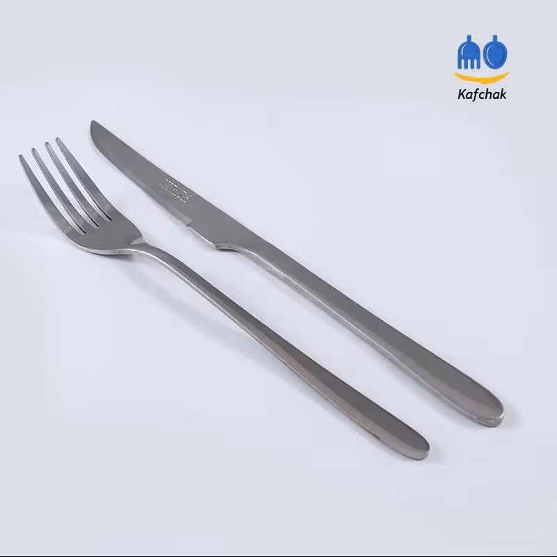 کارد و چنگال میوه خوری Vitara - مدل دونا - استیل مات