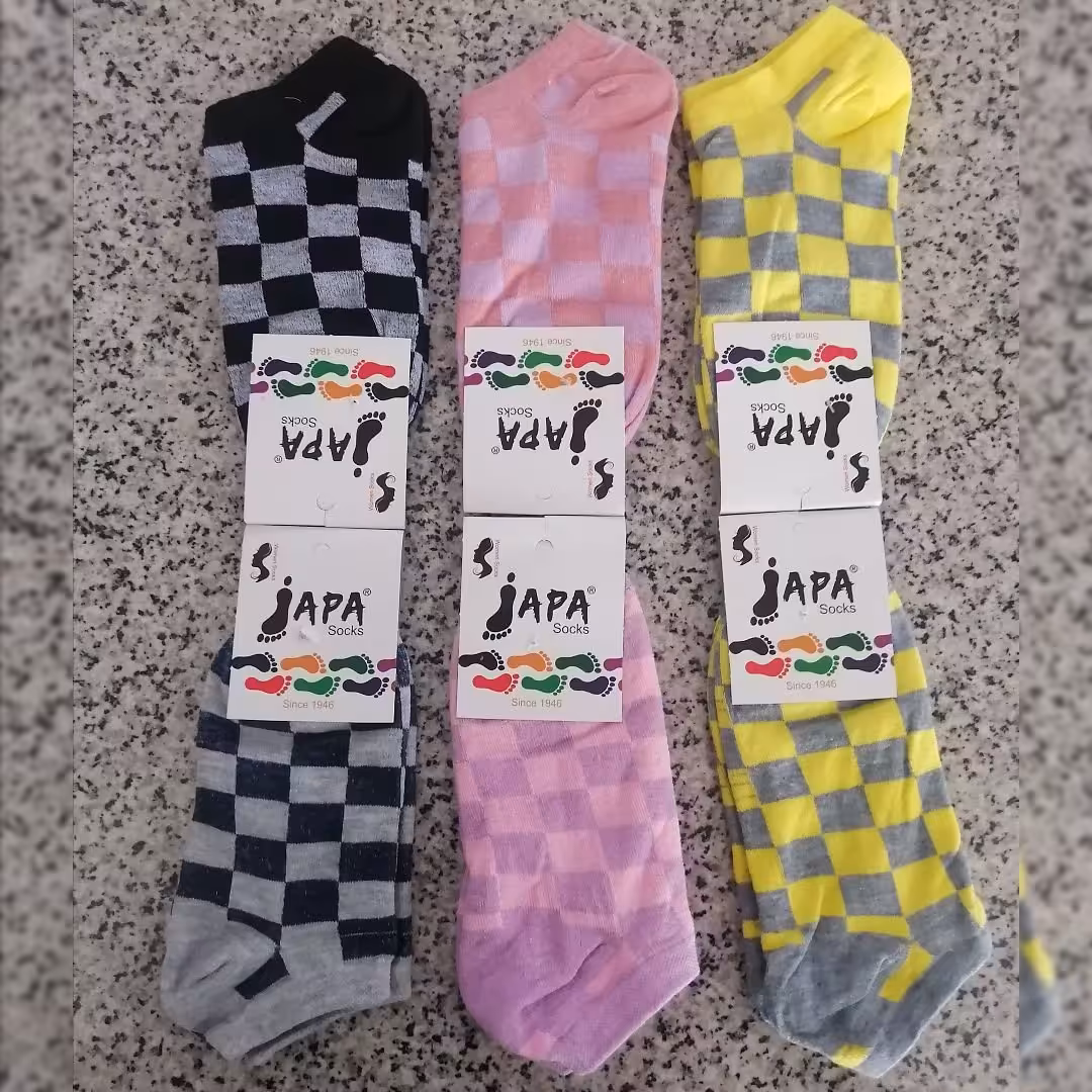 جوراب مچی طرحدار(پک 12 جفتی) ارسال رایگان