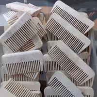 شانه چوبی ماساژور طبیعی پوست سر 