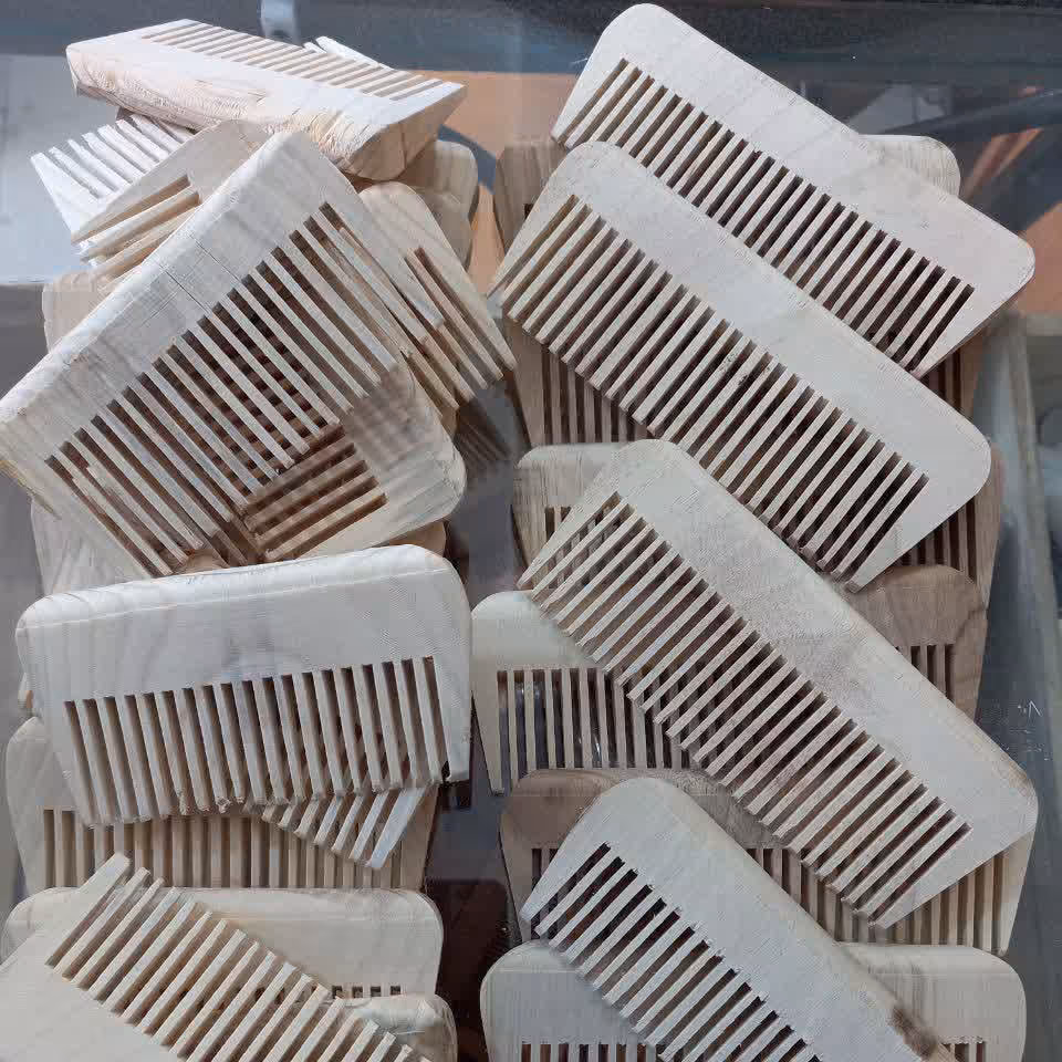 شانه چوبی ماساژور طبیعی پوست سر