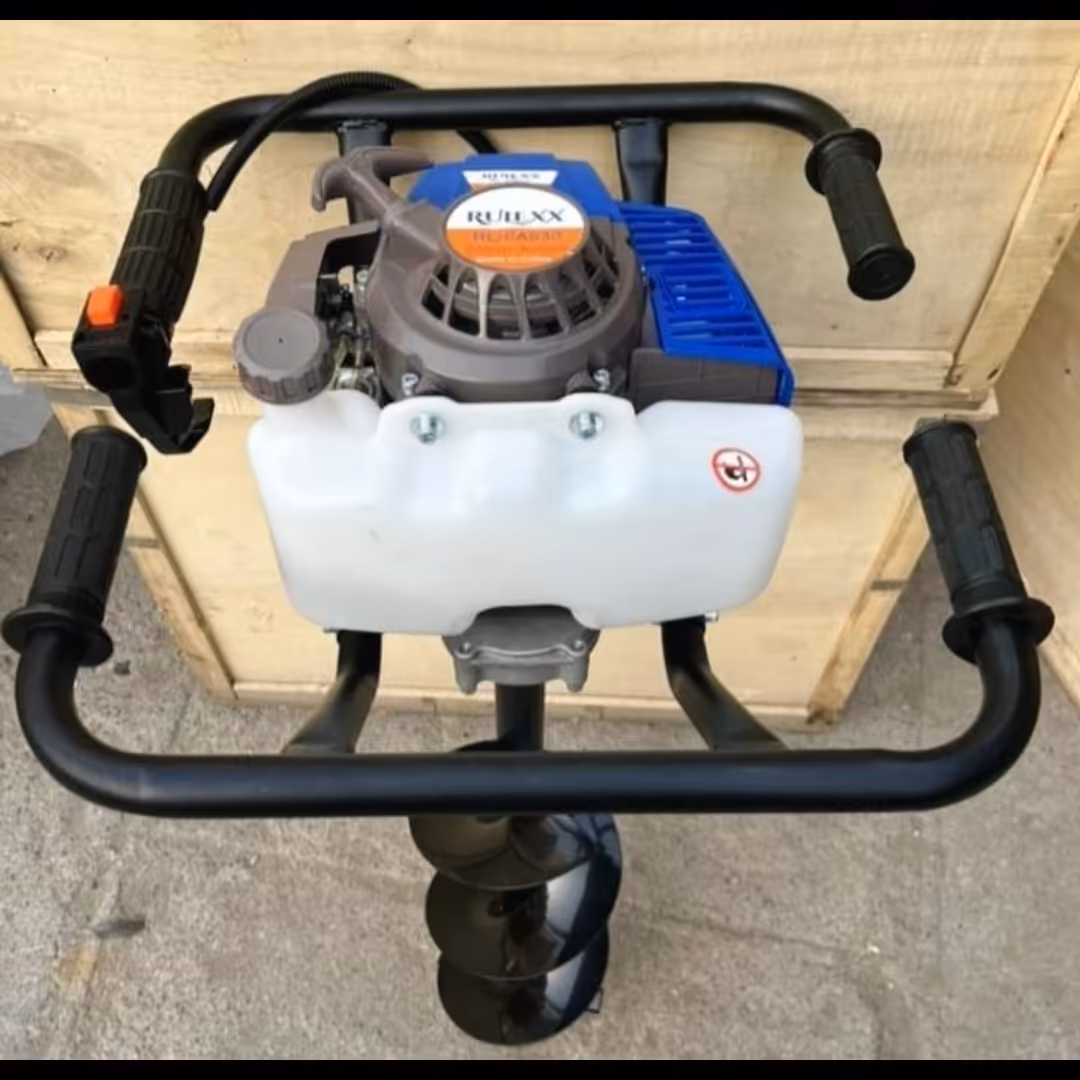 چاله کن 63 سی سی دوزمانه مته 20 سانت رولکس قابلیت استفاده یک یا دو نفره