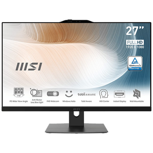 کامپیوتر همه کاره 27 اینچی ام اس آی مدل AM272P 12M I5-1240P 8GB 500GB