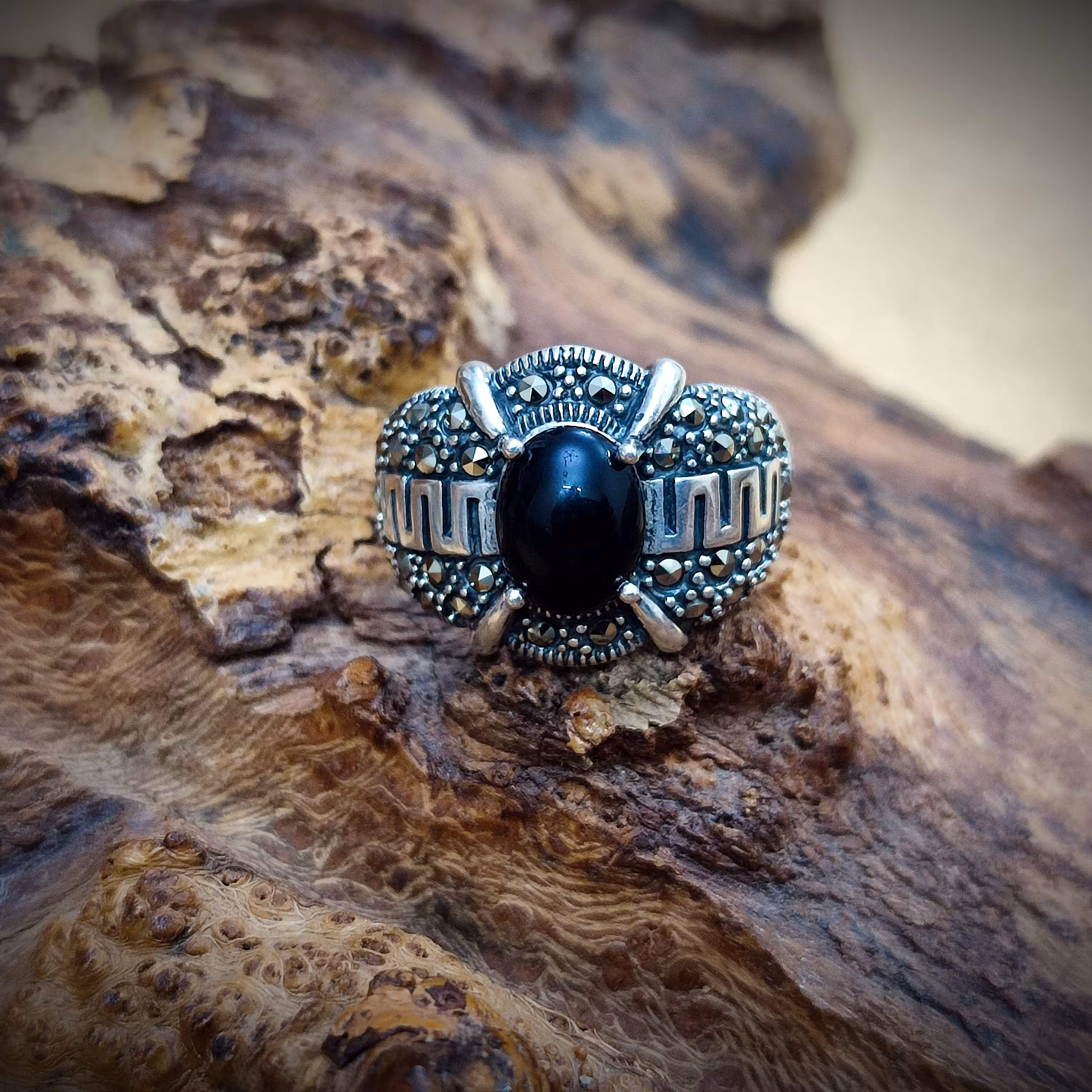 انگشتر نقره مردانه ترک