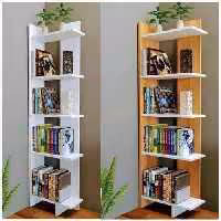 کتابخانه و طبقه دکوری جنس ام دی اف باروکش چوب   این کتابخانه ظاهری مدرن دارد و جلوه ای خاص به دکوراسیون شما میدهد