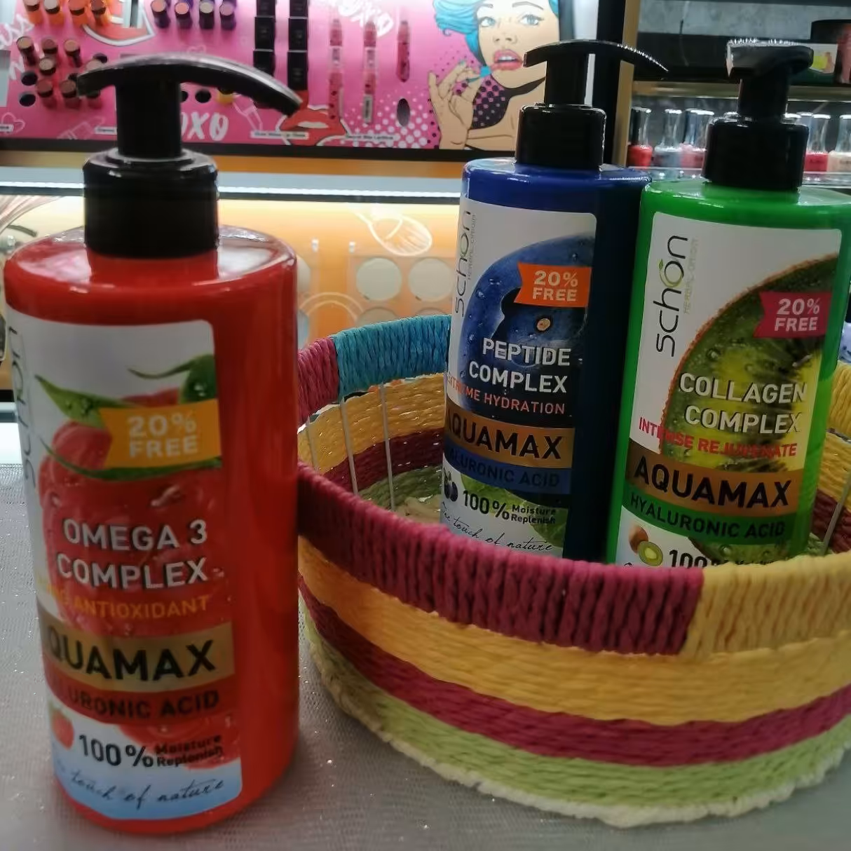 آبرسان شون
مناسب دست و صورت
با درصد 100  ،درجه کیفی عالی
20 درصد فری
پمپی، 500 میل
در سه رایحه تابستونی