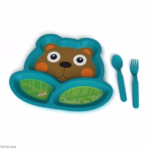 ظرف غذای کودک طرح خرس oops مدل 4000511