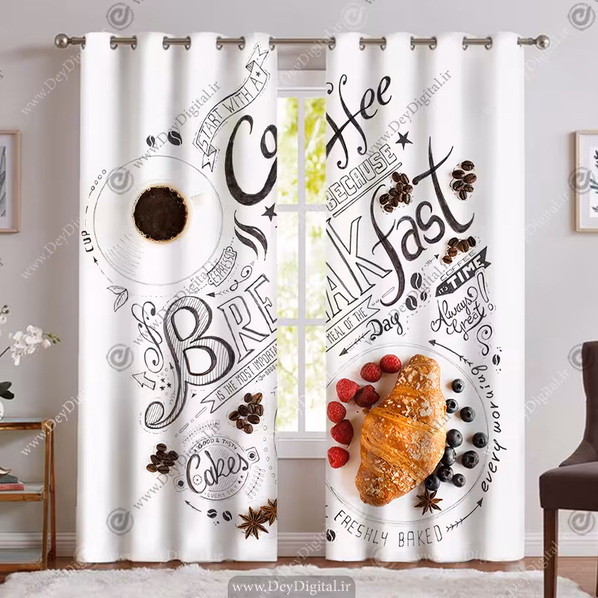 پرده تصویری برای کافی شاپ PK-5432