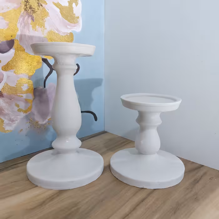 شمعدانی جفتی پایه دار پلی استرخام