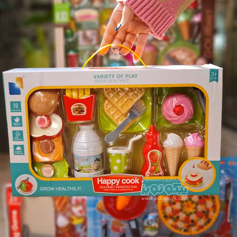 ست اسباب بازی فست فود کد 8088A6