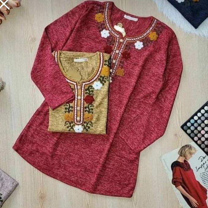 تونیک زنانه آنغوره گلدوزی مجلسی