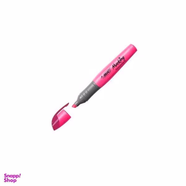 ماژیک هایلایت صورتی بیک (BIC )