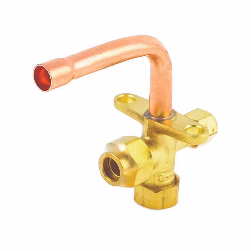 شیر اسپلیت سه هشتم کولرهای گازی شیر سرویس سه هشتم 90 درجه