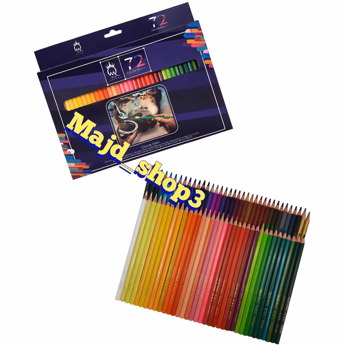 مدادرنگی 72رنگ ام کیو 