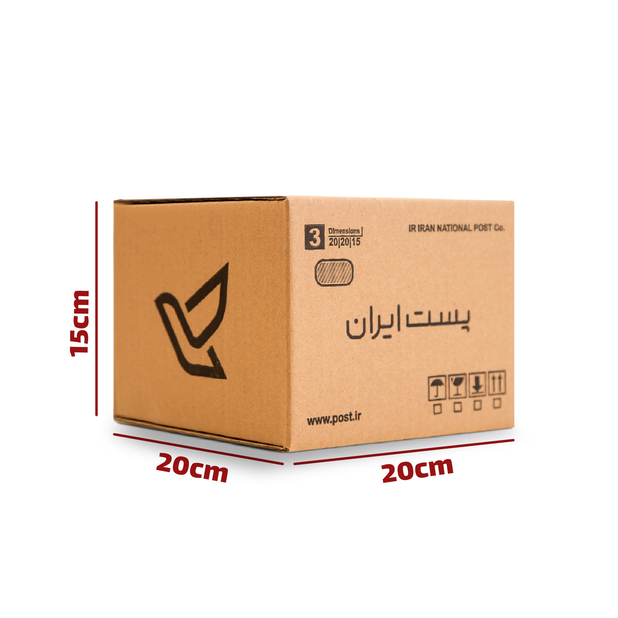کارتن پستی سایز 3 (سه) اقتصادی  25  عددی 