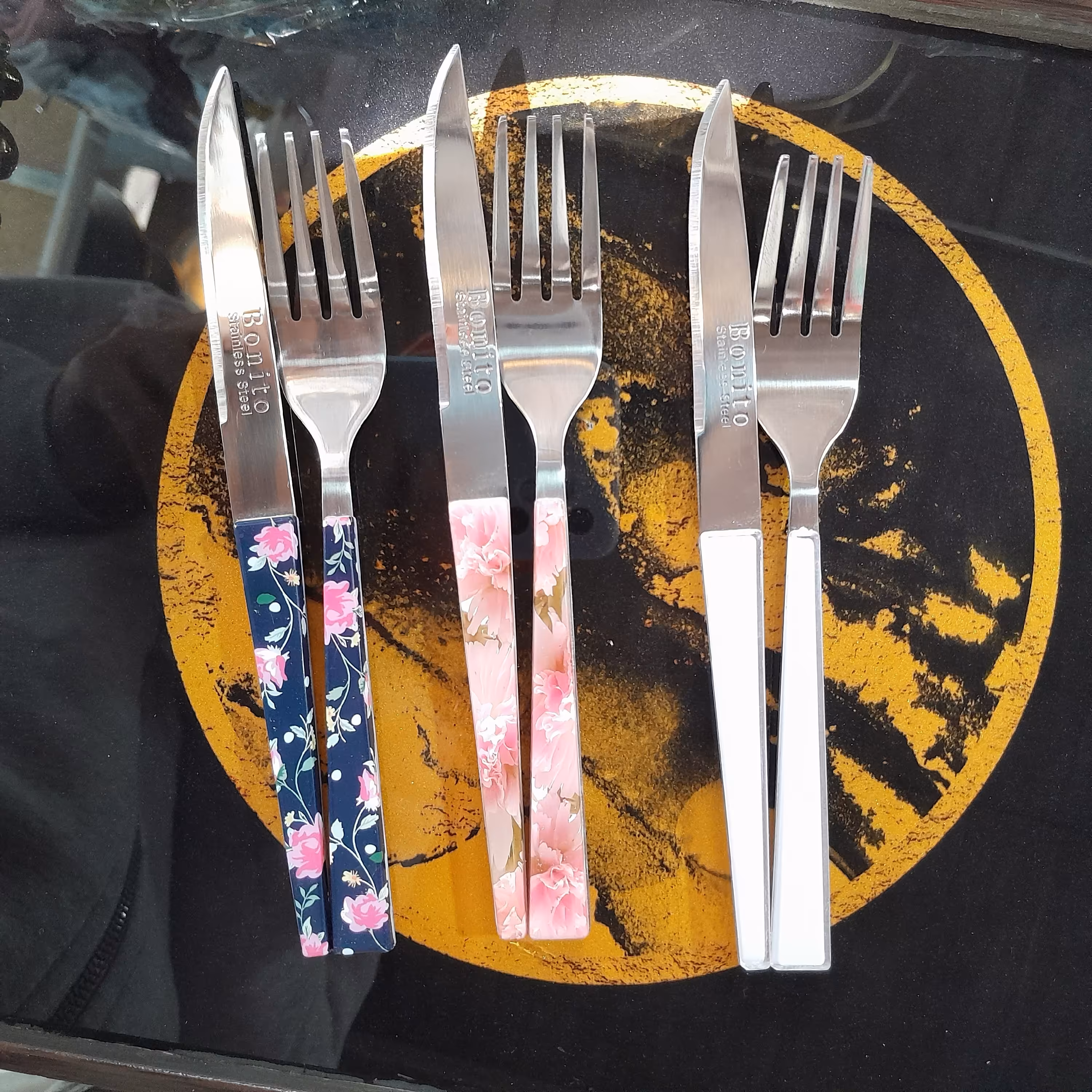 کارد و چنگال طرحدار  مدل بونیتو