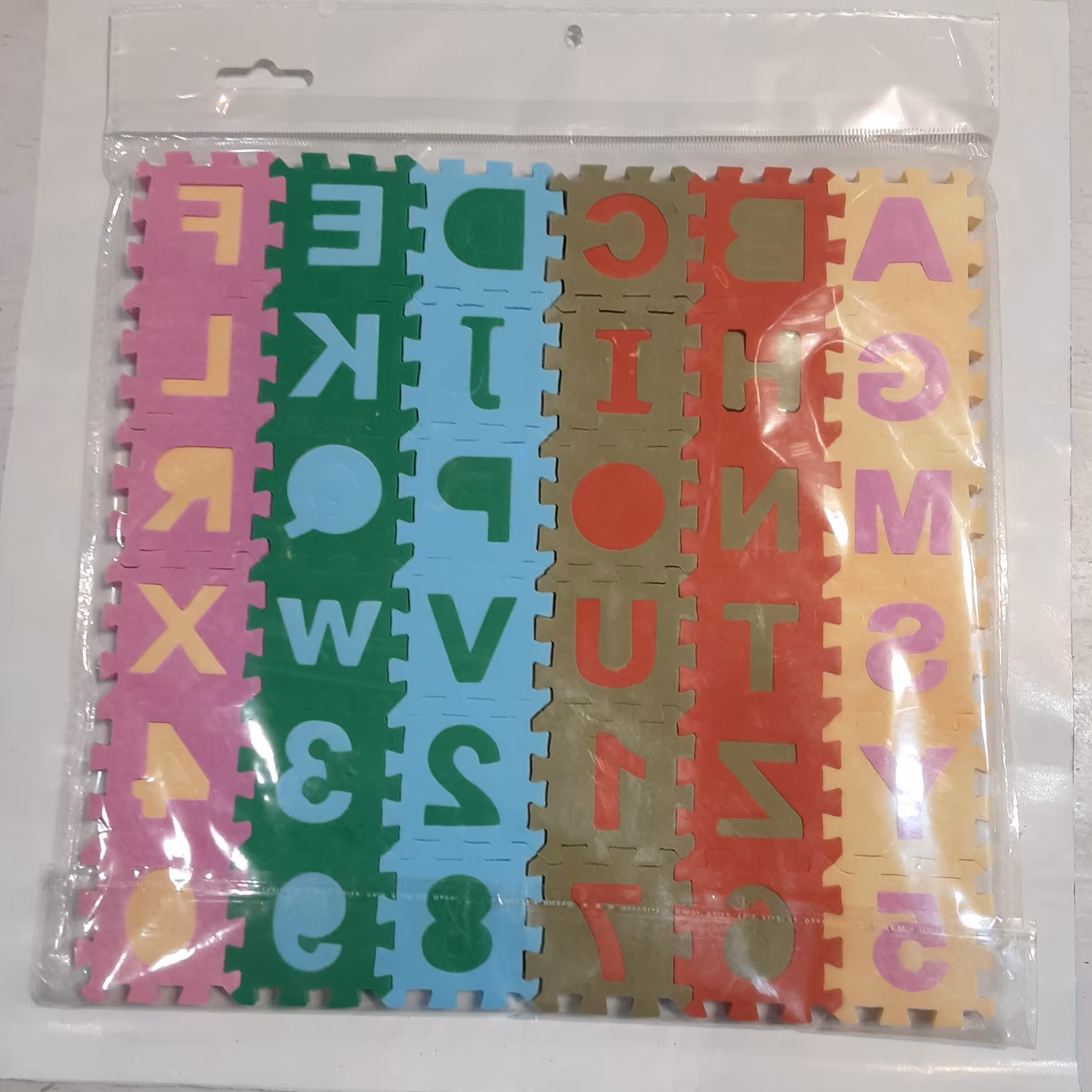 پازل حروف انگلیسی