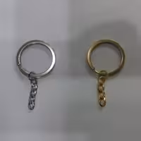 پک 10عددی جاکلیدی استیل طلایی و نقره ای