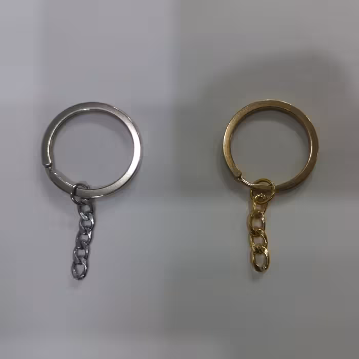 پک 10عددی جاکلیدی استیل طلایی و نقره ای